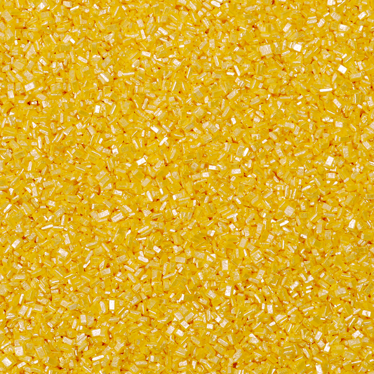 CAI Pearlized Natural Sanding Sugar - YELLOW, 5 oz.