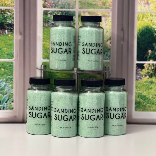 Sanding Sugar - PASTEL GREEN, 5.0 oz.