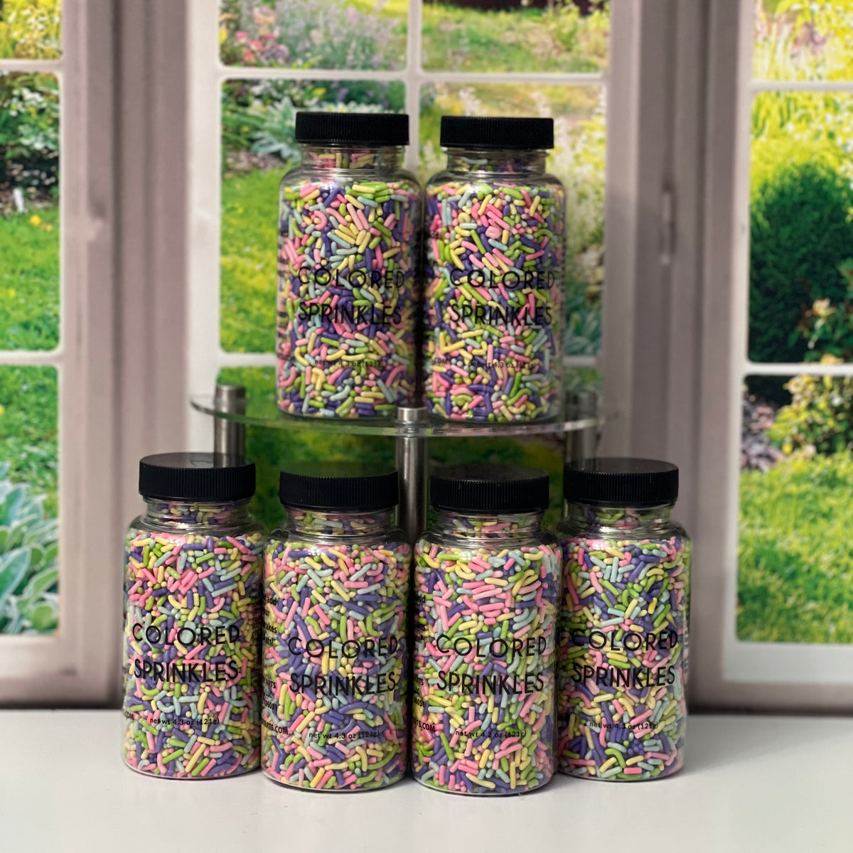 Jimmies - PASTEL RAINBOW, 4.3 oz