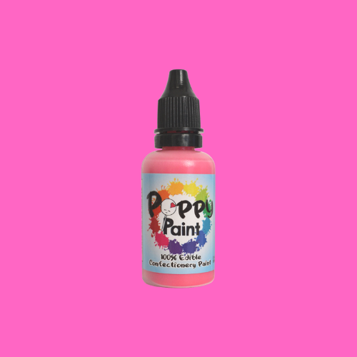 Poppy Paint Edible Paint - PINK, 30 mL (1 fl. oz.)