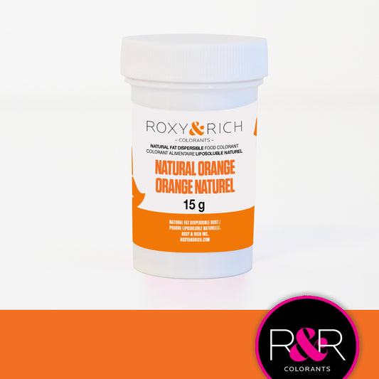 Roxy & Rich Natural Fat Dispersible Food Colorant - ORANGE, 15g