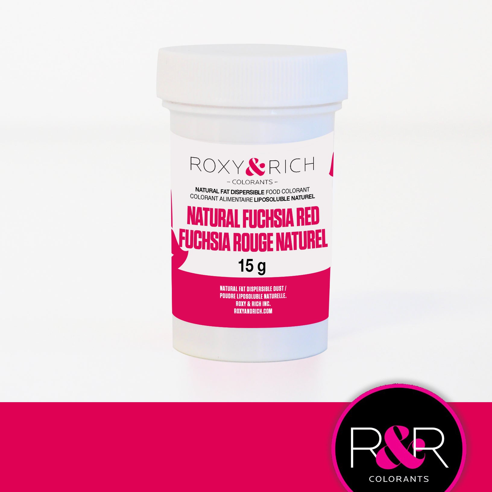 Roxy & Rich Natural Fat Dispersible Food Colorant - FUCHSIA-RED, 15g ...