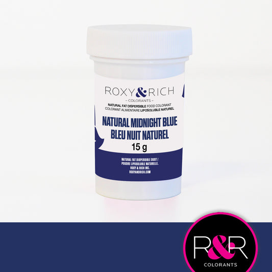 Roxy & Rich Natural Fat Dispersible Food Colorant - MIDNIGHT BLUE, 15g