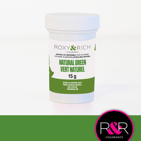 Roxy & Rich Natural Fat Dispersible Food Colorant - GREEN, 15g
