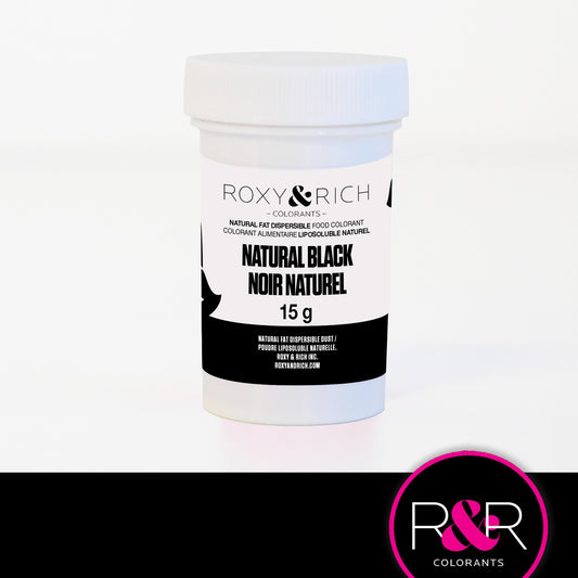 Roxy & Rich Natural Fat Dispersible Food Colorant - BLACK, 15g