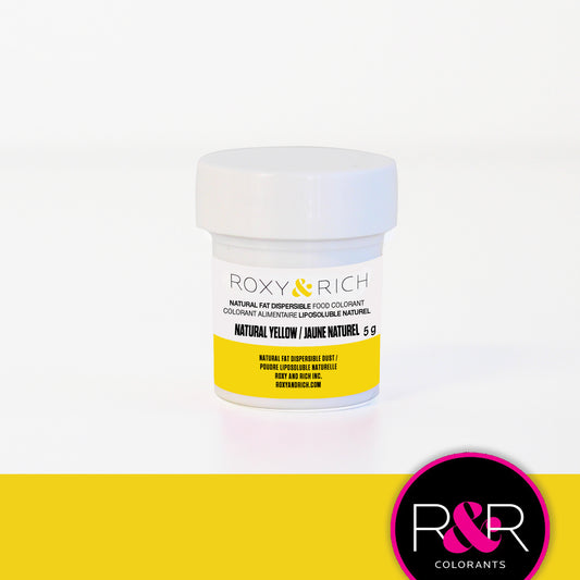 Roxy & Rich Natural Fat Dispersible Food Colorant - YELLOW, 5g