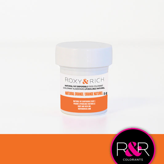 Roxy & Rich Natural Fat Dispersible Food Colorant - ORANGE, 5g