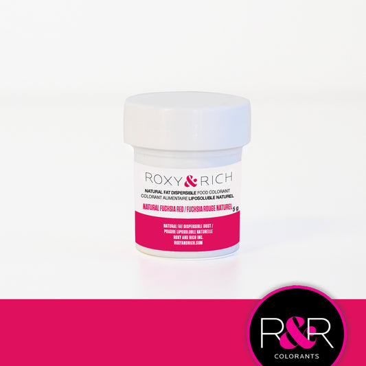 Roxy & Rich Natural Fat Dispersible Food Colorant - FUCHSIA-RED, 5g