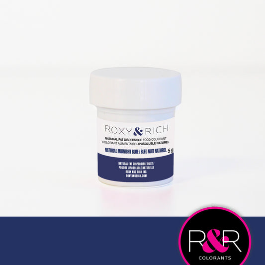 Roxy & Rich Natural Fat Dispersible Food Colorant - MIDNIGHT BLUE, 5g