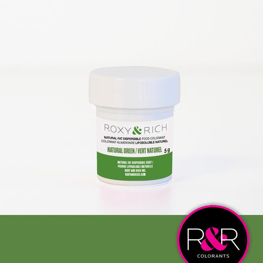 Roxy & Rich Natural Fat Dispersible Food Colorant - GREEN, 5g