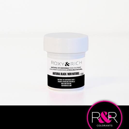 Roxy & Rich Natural Fat Dispersible Food Colorant - BLACK, 5g