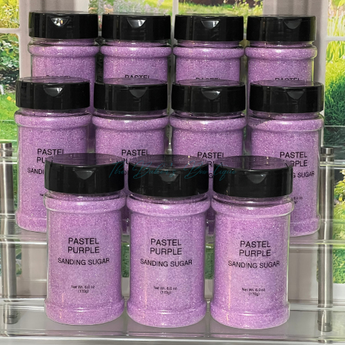 Sanding Sugar - PASTEL PURPLE, 6 oz.