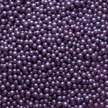 Sugar Pearls - Purple Shimmer (4mm), 5.85 oz.