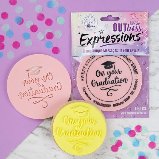 Sweet Stamp OUTboss Expressions - ON YOUR GRADUATION, Regular Size