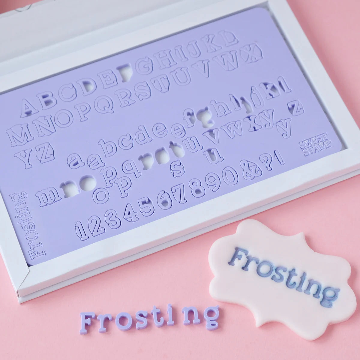 SweetStamp Frosting Lettering Set -Small Letter Set