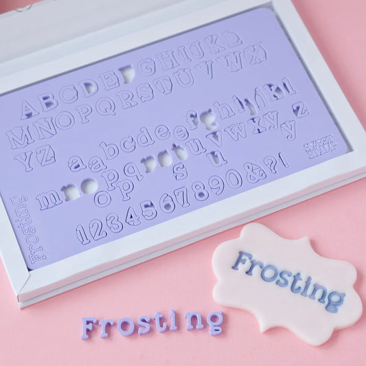 SweetStamp Frosting Lettering Set -Small Letter Set