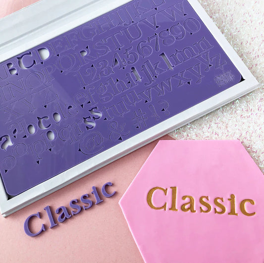 SweetStamp Classic Lettering Set - Medium Letter Set