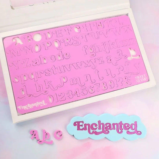 SweetStamp Enchanted Lettering Set -Medium Letter Set
