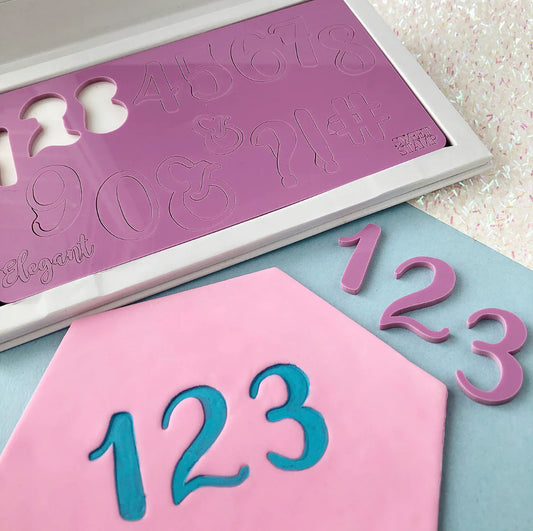 SweetStamp Elegant Numbers Set