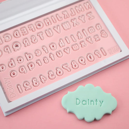 SweetStamp Dainty Lettering Set -Small Letter Set - The Amy Jane Collection