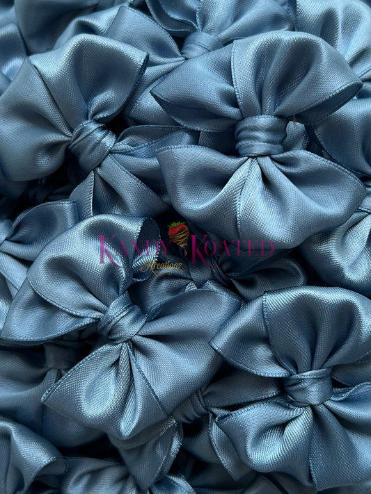 Treat Bows - SMOKE BLUE