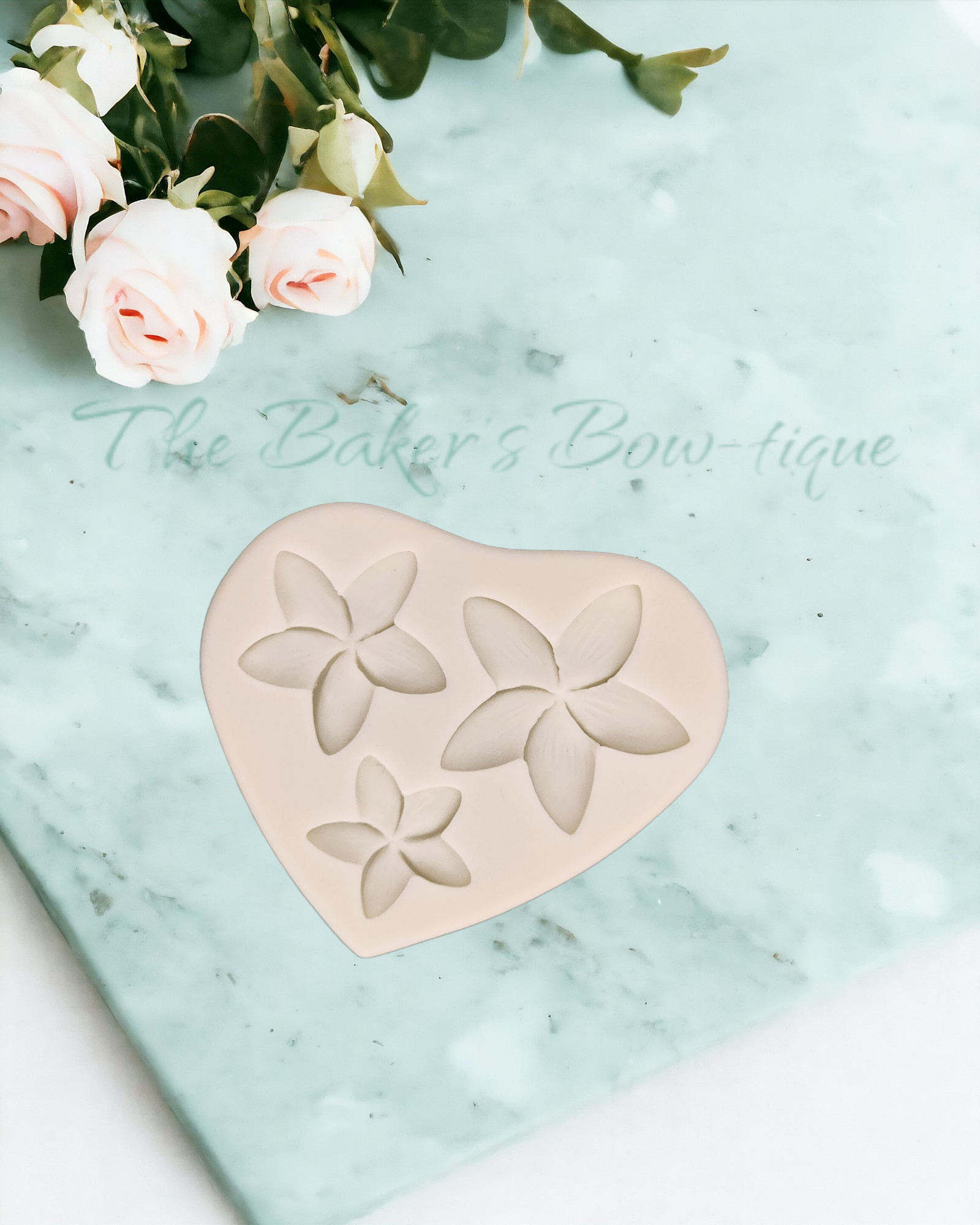 Plumeria Flower Trio - The Baker's Bow-tique