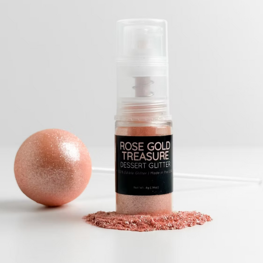 Edible Glitter Pump - ROSE GOLD TREASURE