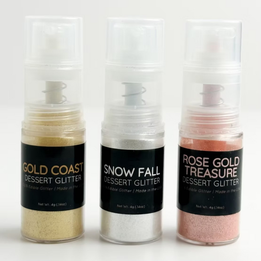 Edible Glitter Pump - ANNIVERSARY TRIO, 3 PUMPS