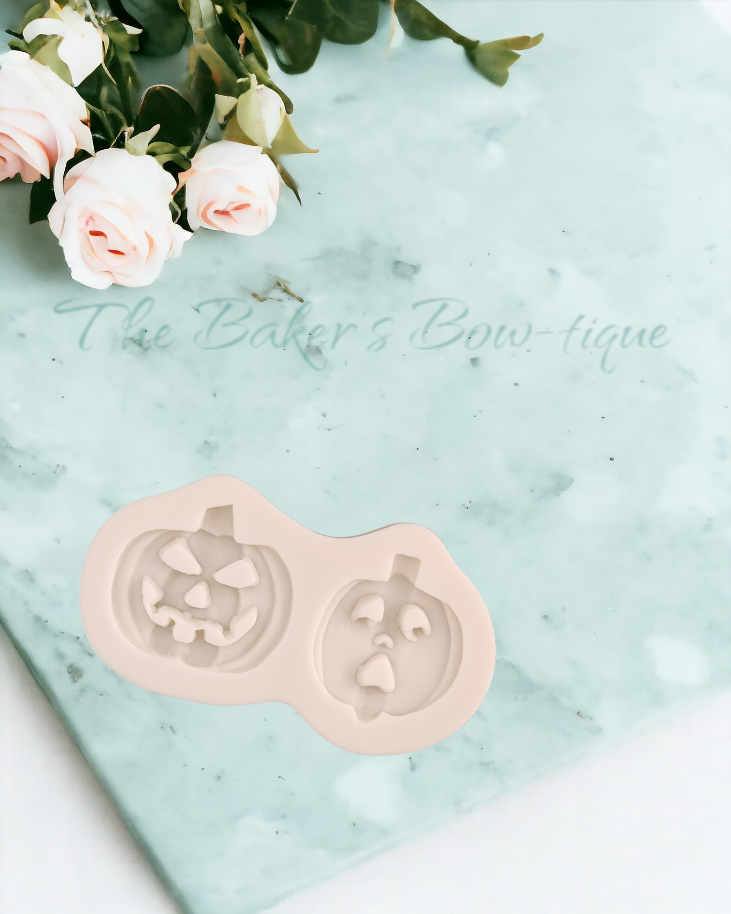 Pumpkin Faces Duo - The Baker's Bow-tique