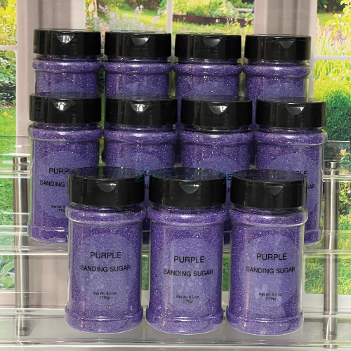 Sanding Sugar - PURPLE, 6 oz.