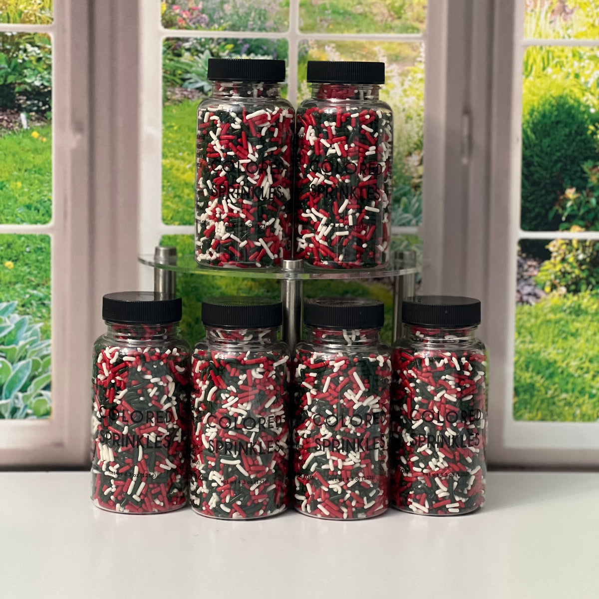 Jimmies - RED, WHITE, AND GREEN, 4.3 oz