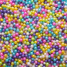 Sugar Pearls - Rainbow (4mm), 6.0 oz.