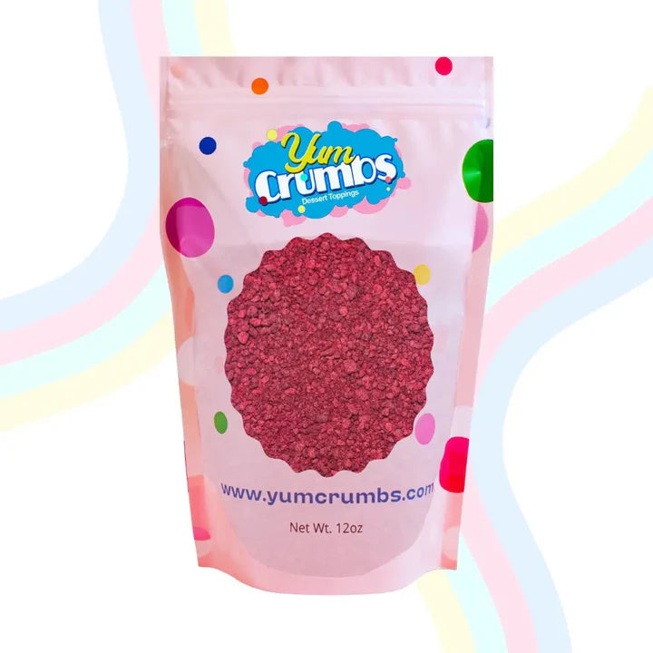 Yum Crumbs Dessert Topping - RED VELVET, 12 oz.