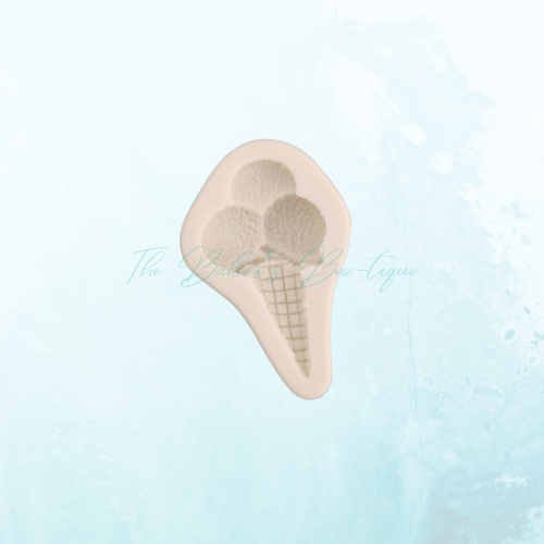 Triple Scoop Ice Cream Cone