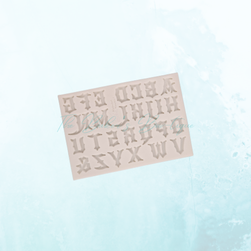 Gothic Font Alphabet-Uppercase