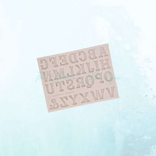 Zebra Wood Font Alphabet-Uppercase