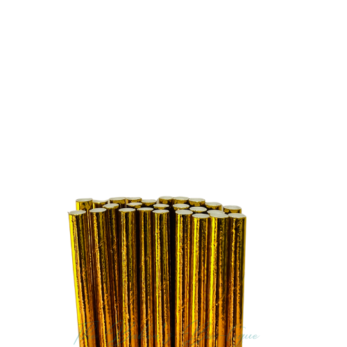 METALLIC GOLD Paper Straws