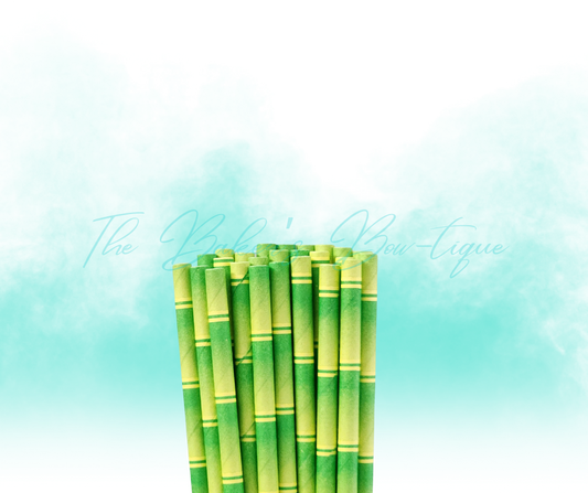 GREEN BAMBOO Paper Straws