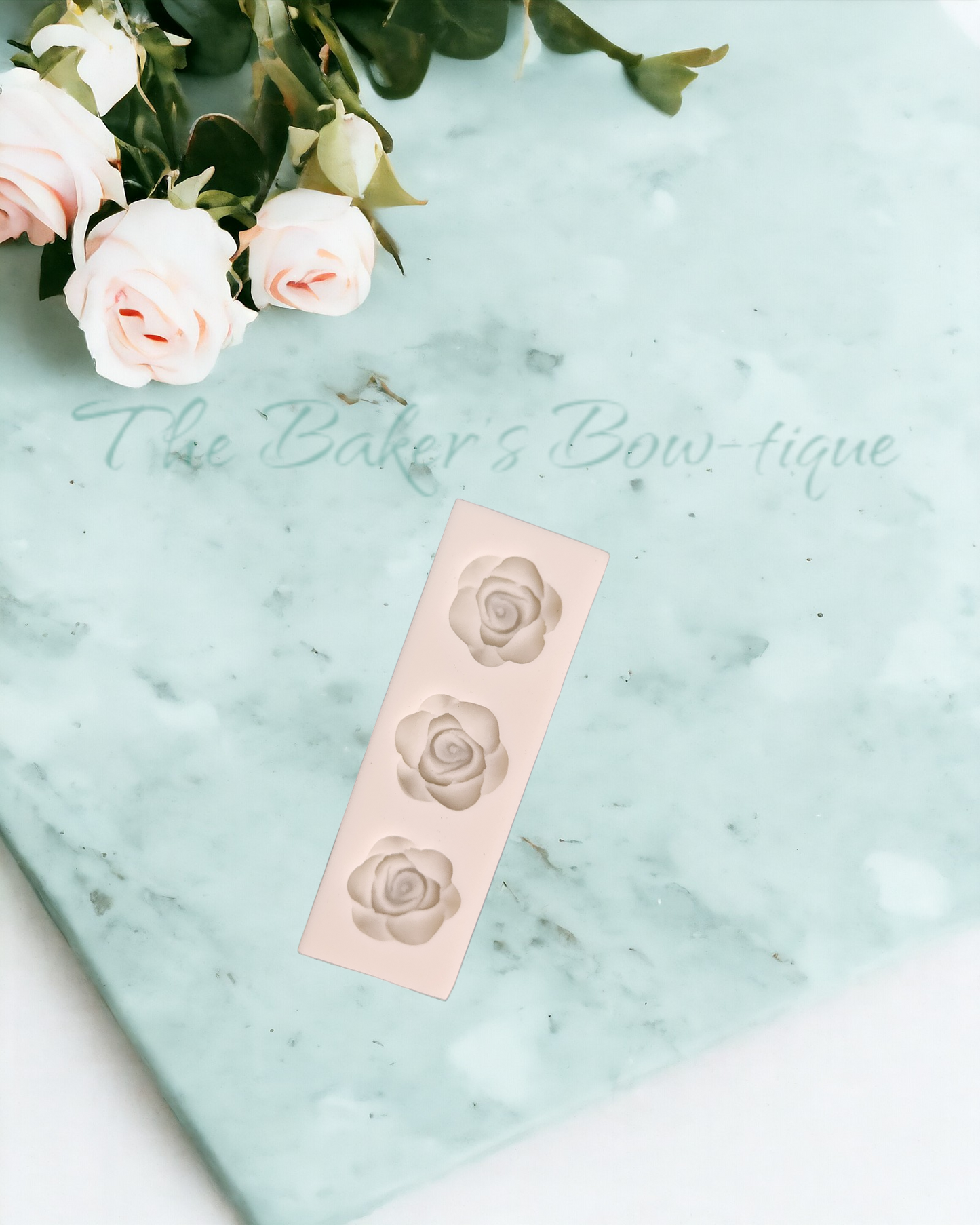 Small Rose Trio - The Baker's Bow-tique