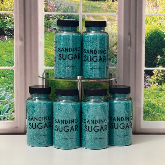 Sanding Sugar - TEAL, 5.0 oz.