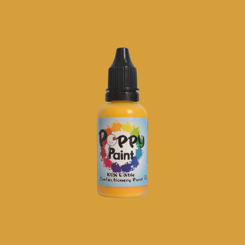 Poppy Paint Edible Paint - YELLOW, 30 mL (1 fl. oz.)