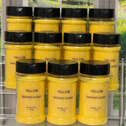 Sanding Sugar - YELLOW, 6 oz.
