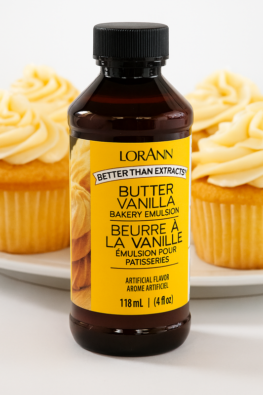 LorAnn's Oils' Butter Vanilla Emulsion, 4 oz.