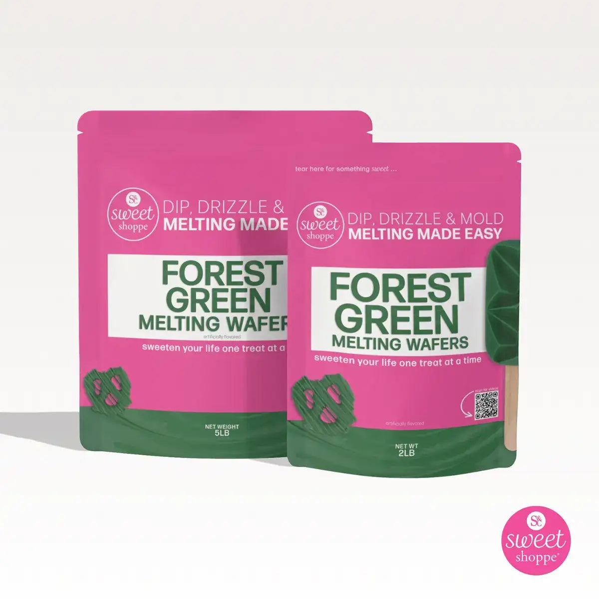 Sweet Shoppe Melting Wafers by Stover & Company - FOREST GREEN