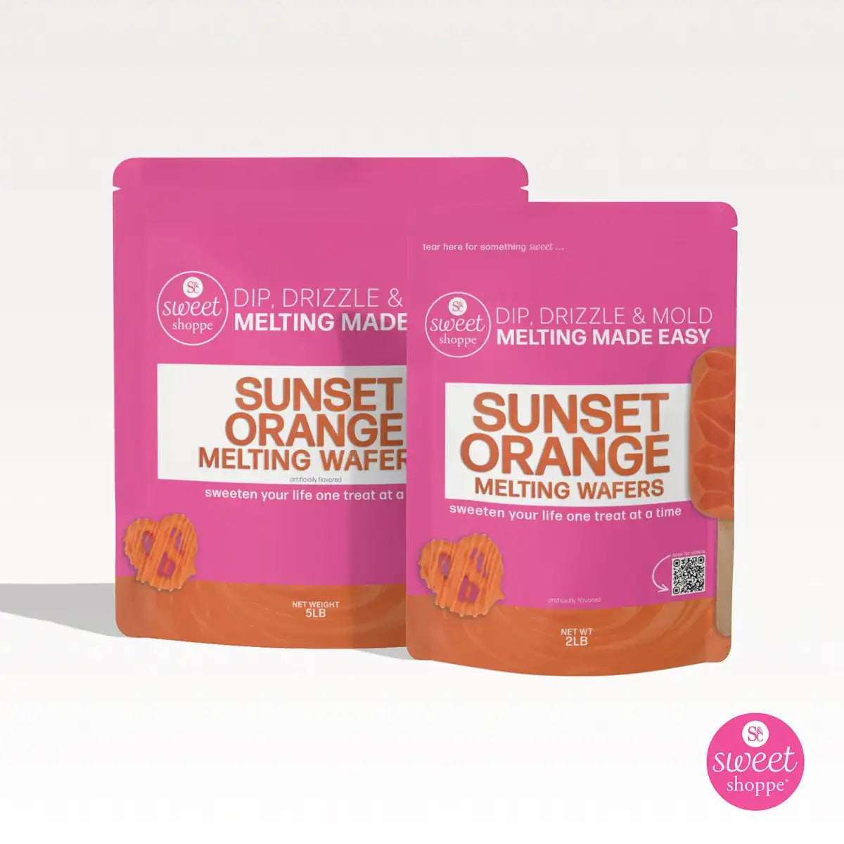 Sweet Shoppe Melting Wafers by Stover & Company - SUNSET ORANGE